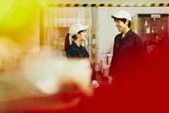 employees talking