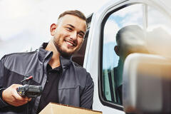 A man smiling