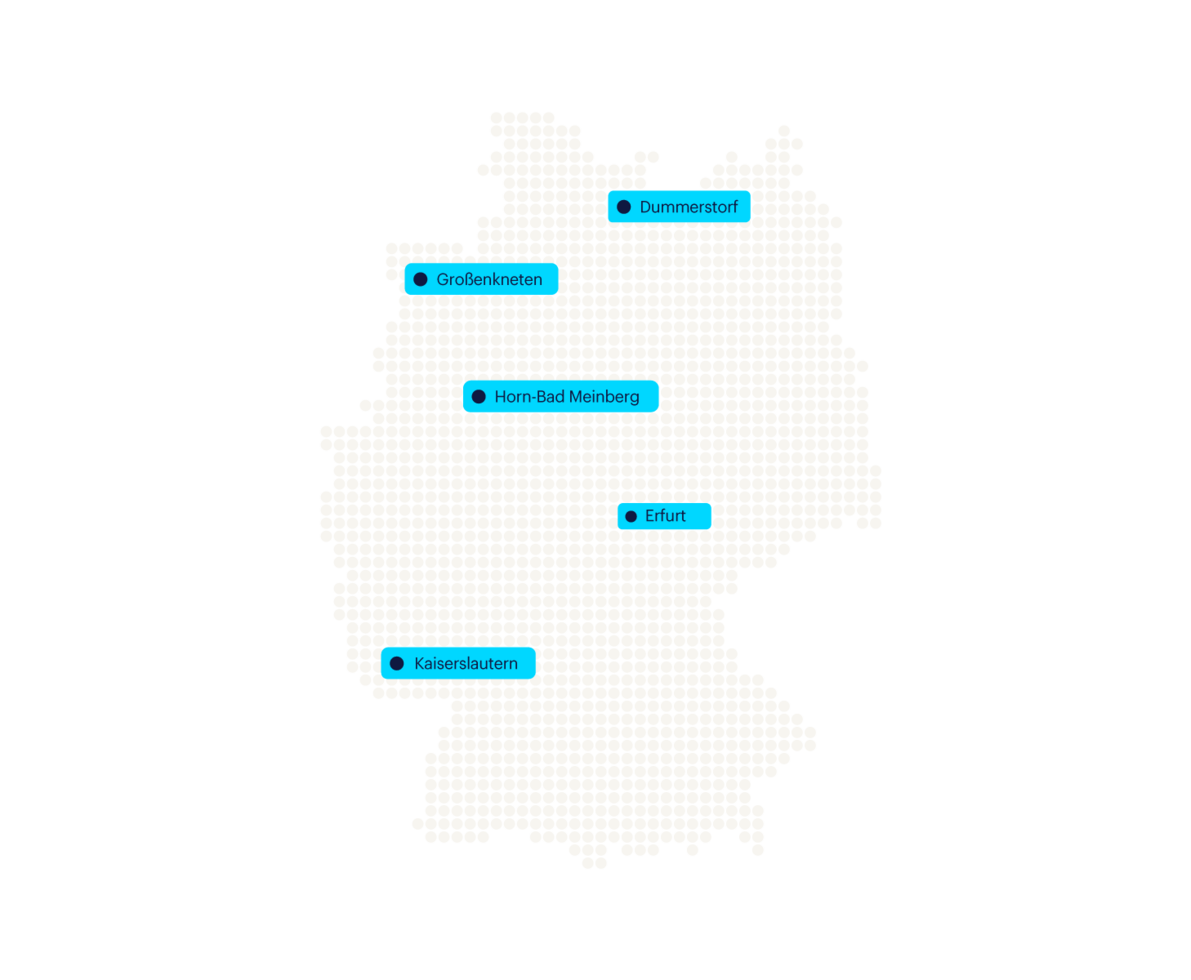mapka DE