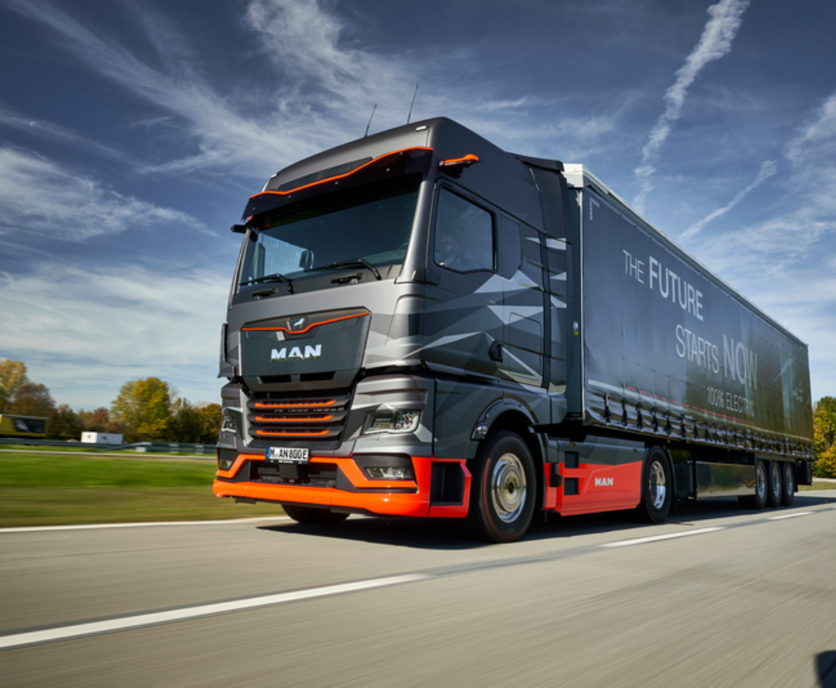 man truck